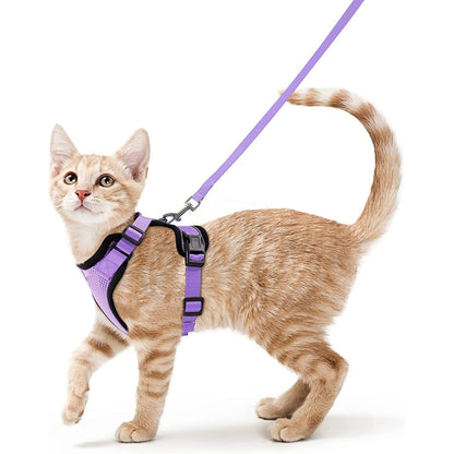 Cat Harness Leash Set Breathable Comfortable