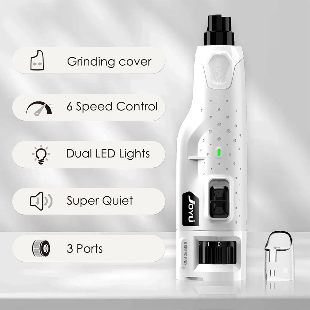 Pet Nail Clippers LED Adjustable Speed Trimmer