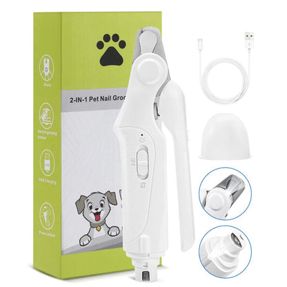 Pet Nail Trimmer Clipper With Led Guide