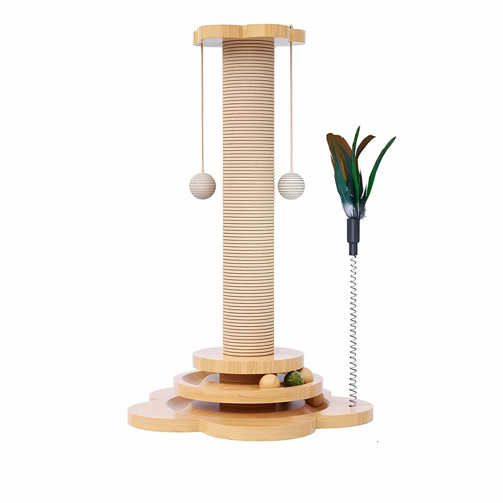 Cat Tower Scratcher Post Pet Friendly
