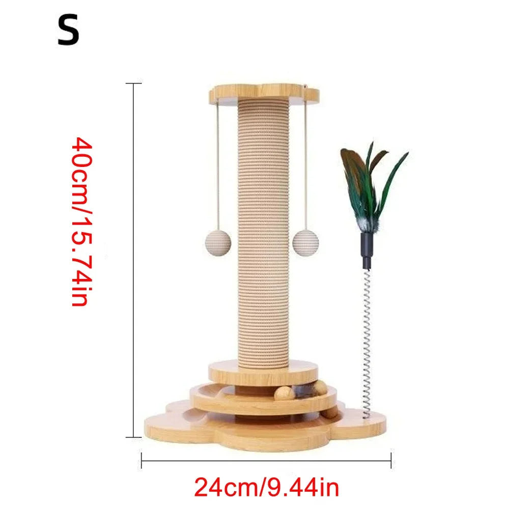 Cat Tower Scratcher Post Pet Friendly