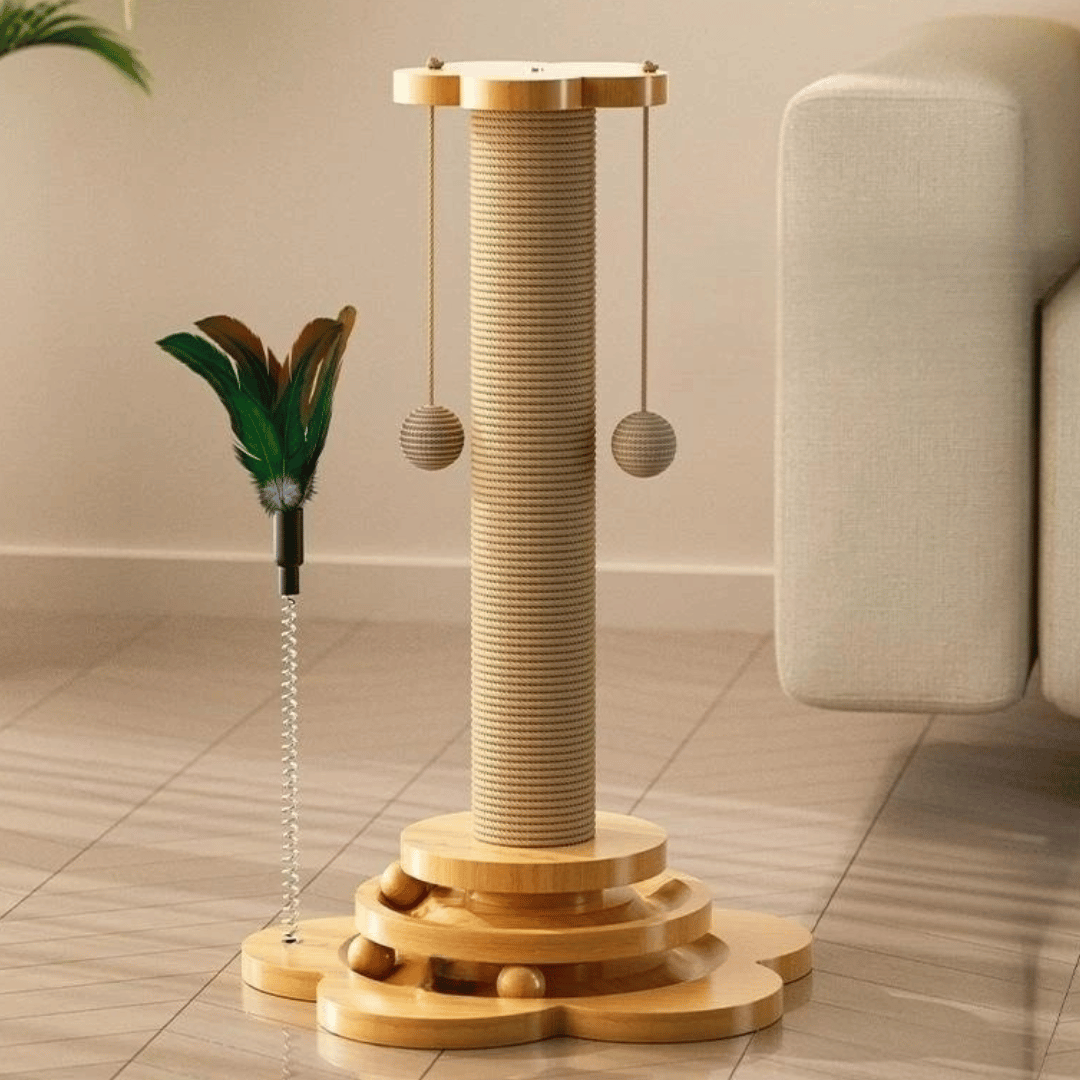 Cat Tower Scratcher Post Pet Friendly