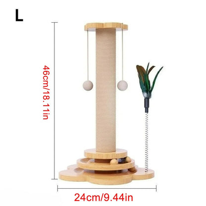 Cat Tower Scratcher Post Pet Friendly
