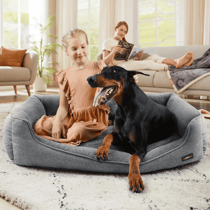 Orthopedic Bolster Dog Bed High Sides Large