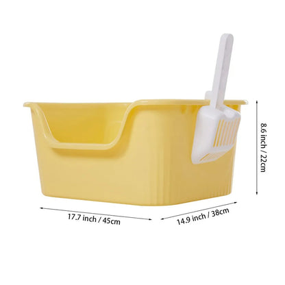 Large Covered Cat Litter Box with Scoop